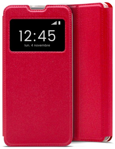 Etui folio en Simili cuir Rouge