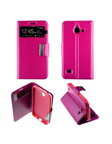 Etui folio en Simili cuir Rose