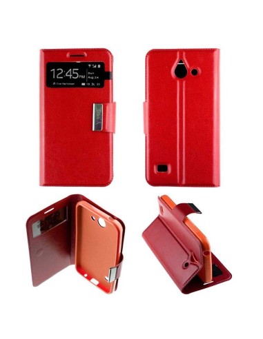 Etui folio en Simili cuir Rouge