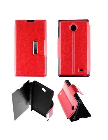 Etui folio en Simili cuir Rouge