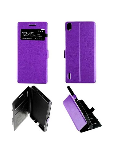 Etui folio en Simili cuir Violet