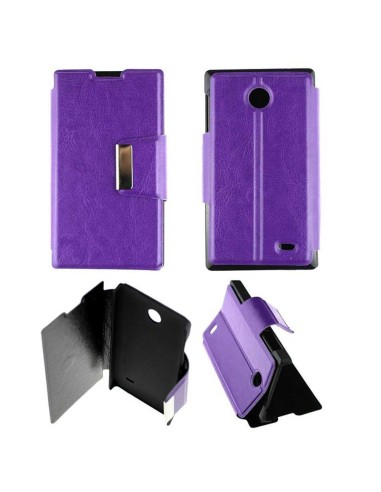 Etui folio en Simili cuir Violet