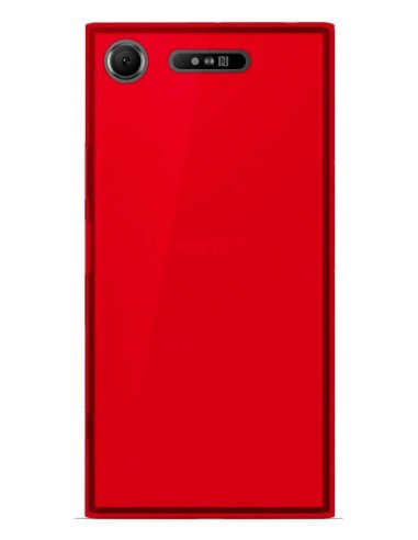 Coque en silicone Givré Rouge