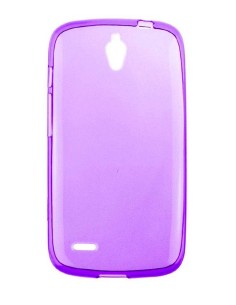 Coque en silicone gel givré Violet Translucide | 1001coques.fr
