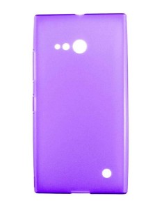 Coque en silicone gel givré Violet Translucide | 1001coques.fr