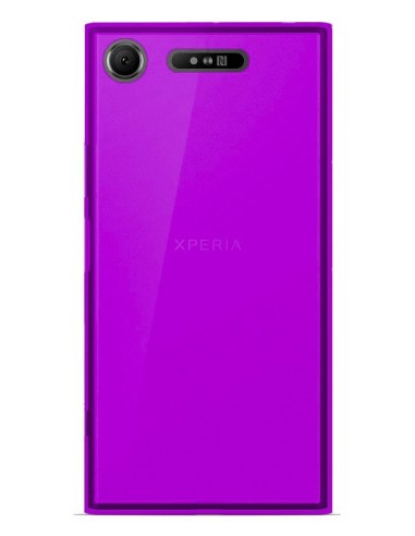 Coque en silicone Givré Violet