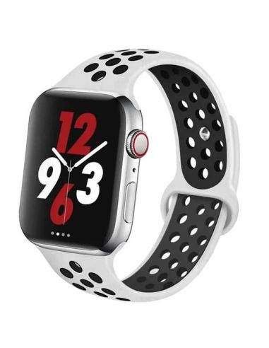 Bracelet pour Apple Watch en silicone à trous