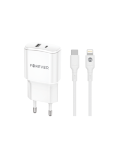 Chargeur USB-C 20W avec câble Lightning