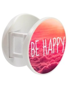 Grip imprimé pour téléphone | Design Be Happy nuage | Poignée et support smartphone