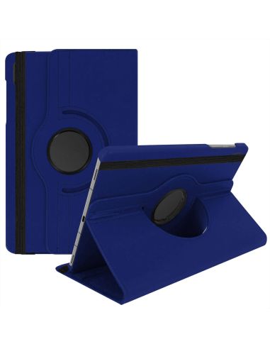 Etui housse tablette en Simili cuir Bleu