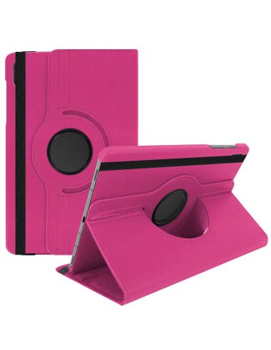 Etui housse tablette en Simili cuir Rose