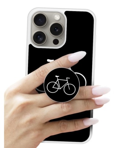 Grip imprimé pour téléphone | Design Bike Hipster | Poignée et support smartphone