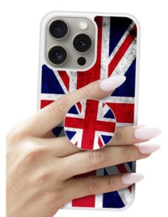 Grip imprimé pour téléphone | Design Drapeau Angleterre | Poignée et support smartphone