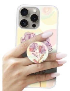 Grip imprimé pour téléphone | Design Floral | Poignée et support smartphone