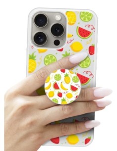 Grip imprimé pour téléphone | Design Fruits tropicaux | Poignée et support smartphone