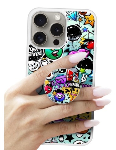 Grip imprimé pour téléphone | Design Graffiti 2 | Poignée et support smartphone