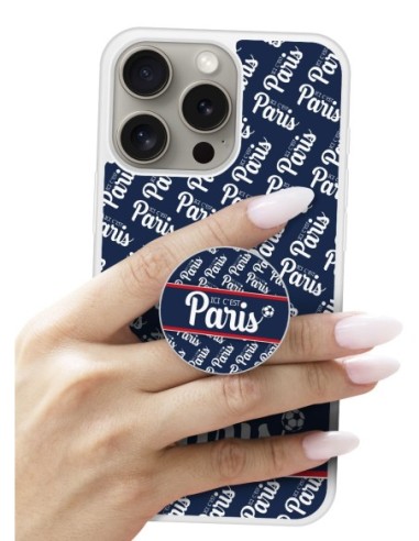 Grip imprimé pour téléphone | Design Ici c'est Paris | Poignée et support smartphone