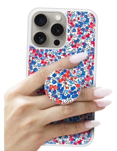 Grip imprimé pour téléphone | Design Liberty Wiltshire Bleu | Poignée et support smartphone