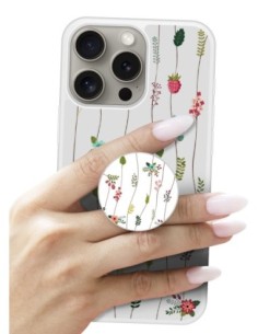 Grip imprimé pour téléphone | Design Montée de fleurs | Poignée et support smartphone