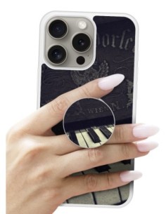 Grip imprimé pour téléphone | Design Old piano | Poignée et support smartphone