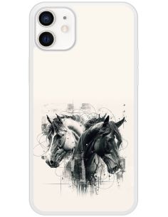 Coque Sylvain Binet | Chevaux N&B