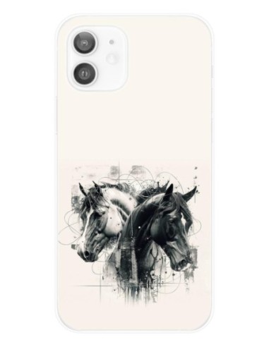 Coque Sylvain Binet | Chevaux N&B