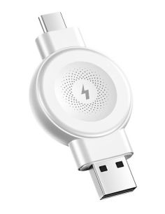 Chargeur Apple Watch 2,5W USB/USB-C - Blanc