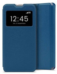 Etui Folio Bleu simili cuir | 1001coques.fr