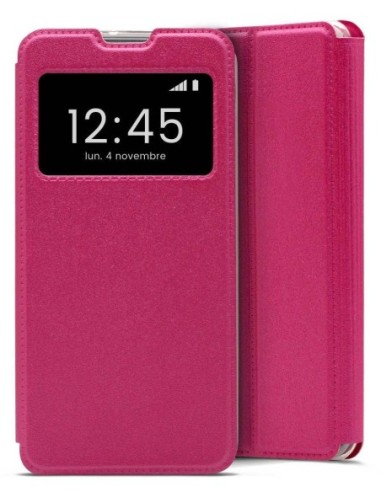 Etui folio en Simili cuir Rose