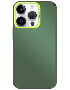 Coque So Cool effet métallisé Vert