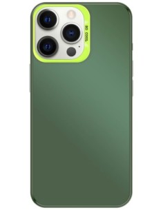 Coque So Cool effet métallisé Vert