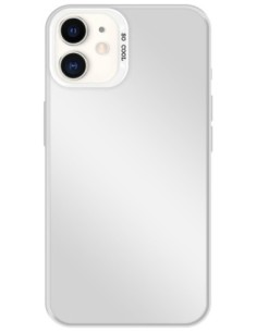 Coque So Cool effet métallisé Argent