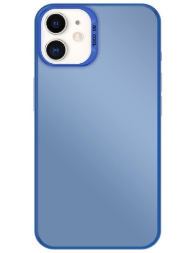 Coque So Cool effet métallisé Bleu