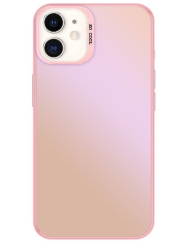 Coque So Cool effet métallisé Rose