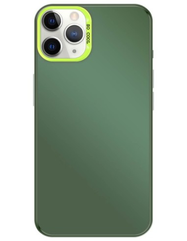 Coque So Cool effet métallisé Vert