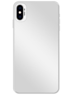 Coque So Cool effet métallisé Argent