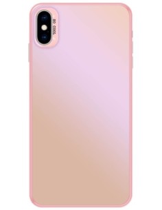 Coque So Cool effet métallisé Rose