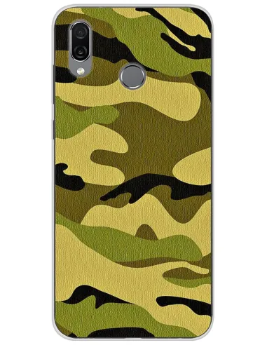 Coque En Silicone Imprim Es Pour Huawei Honor Play Camouflage