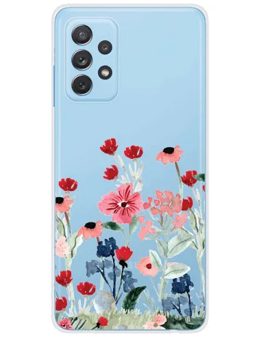 Coque en silicone imprimées pour Samsung Galaxy A32 4G Printemps en fleurs