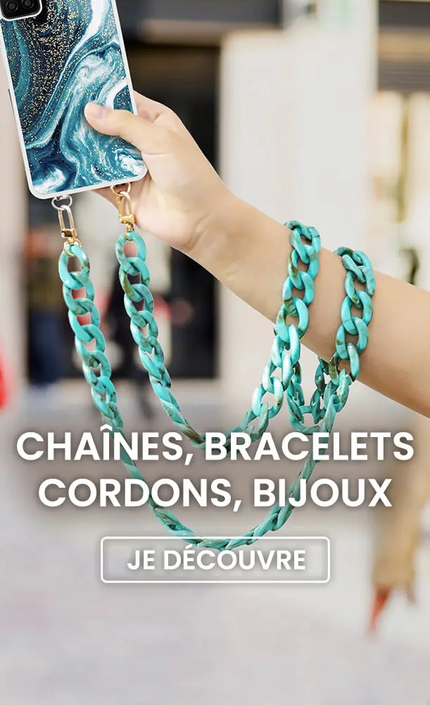 Chaine, cordons, bijoux téléphone